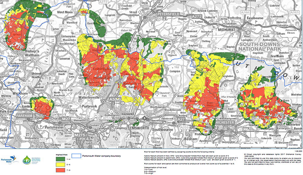 Priority areas map