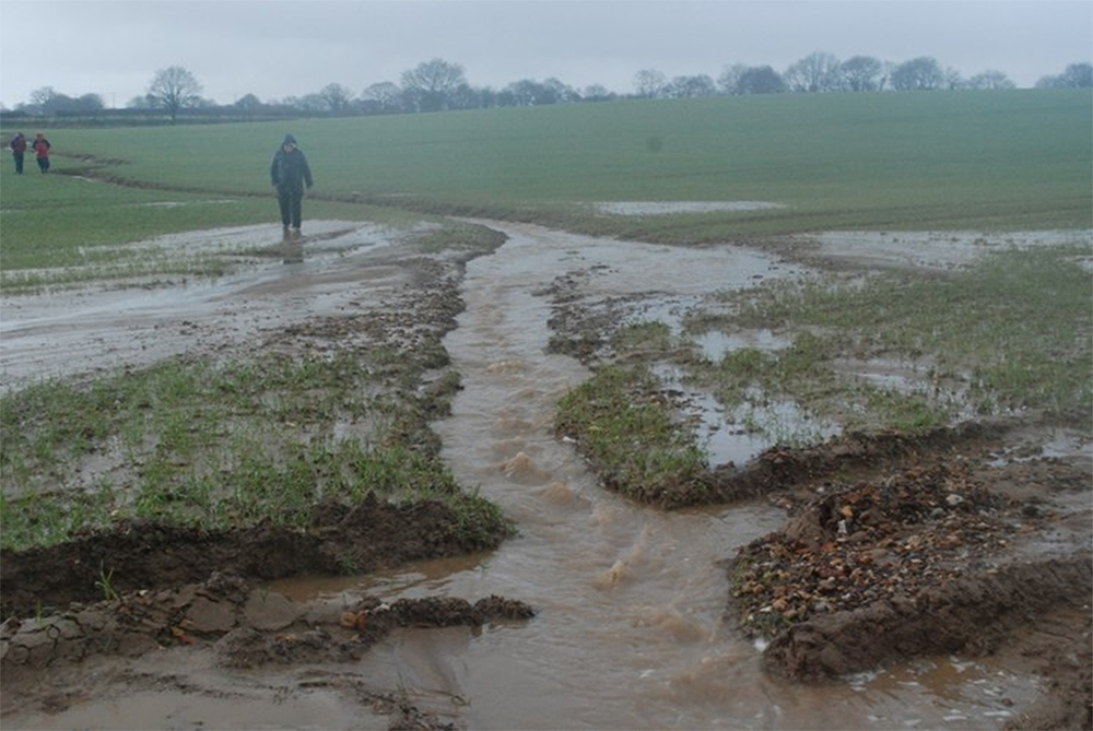 soil erosion by water