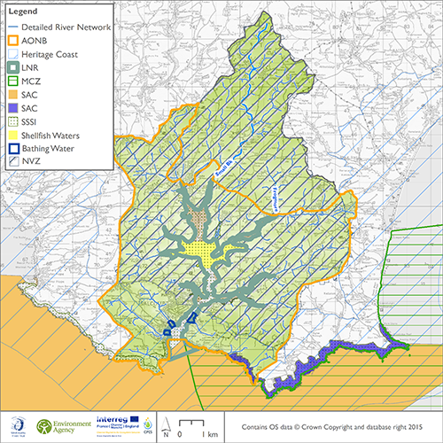 Drivers areas in the catchment